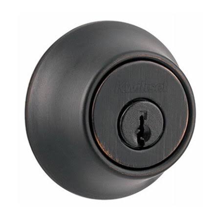 Double Cylinder Deadbolt Venetian Bronze Case of 3 X459031