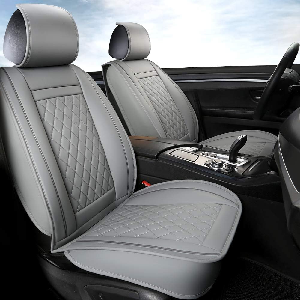 Gray Rear Bench Car Seat Cover J632