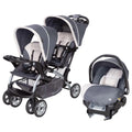 Double Stroller with Single Car Seat Y512490