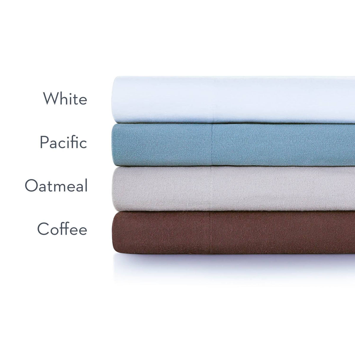 Portuguese Flannel Sheet Set California King White J46389