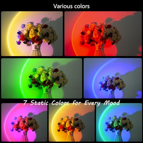 Multicolor Changing LED Sunset Lamp Projector R8914