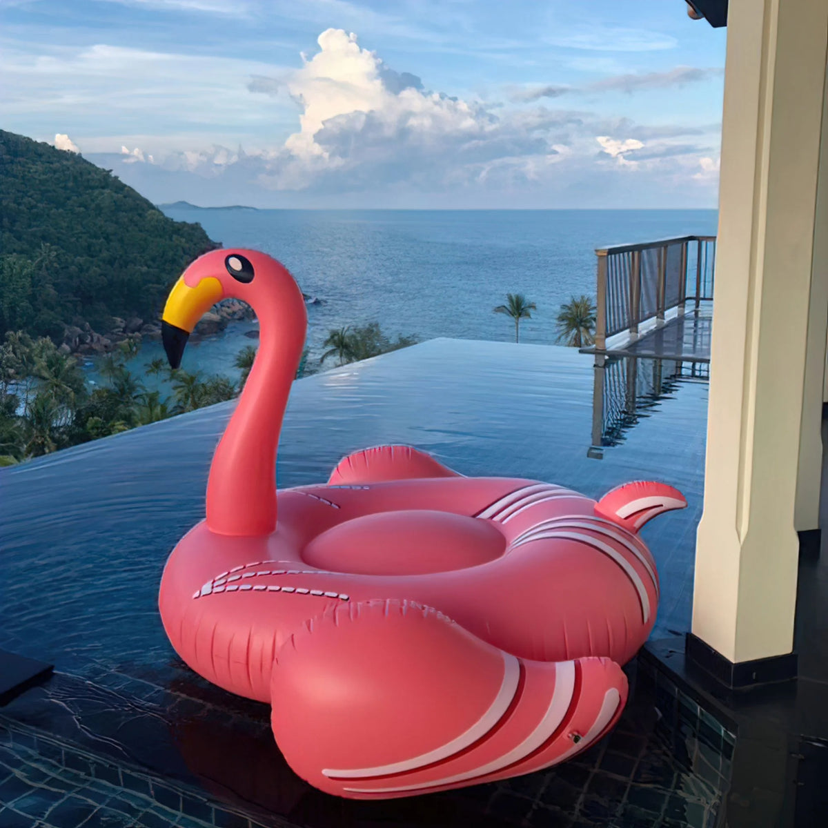 Inflatable Flamingos Pool Float B811