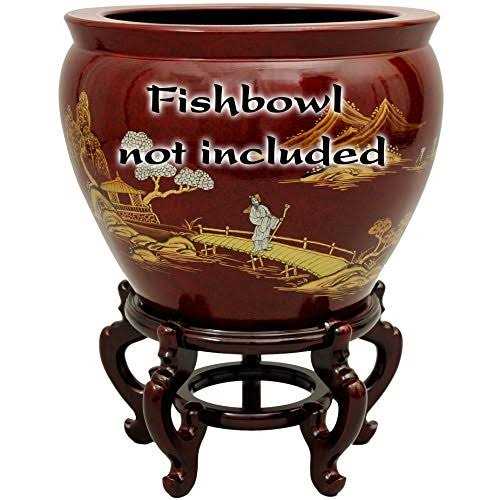Rosewood Fishbowl Stand G178668