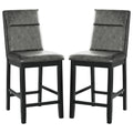 Gray Counter Height Chair (Set of 2) S10874