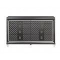 Metallic Gray 8 Drawer Wood Dresser A20371