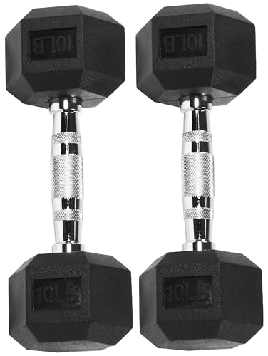 Rubber Coated Hex Dumbbells U483708