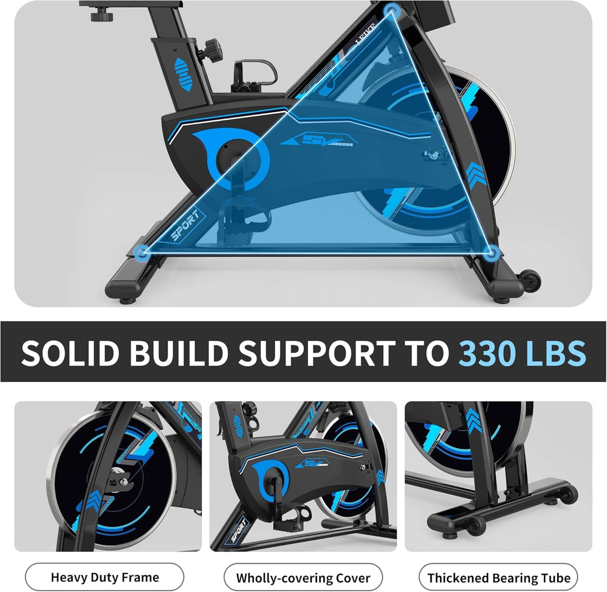 Exercise Bike Magnetic Resistance with Digital Monitor G78058