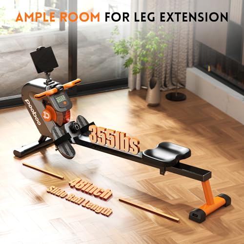 Magnetic Rower with LCD Monitor V477