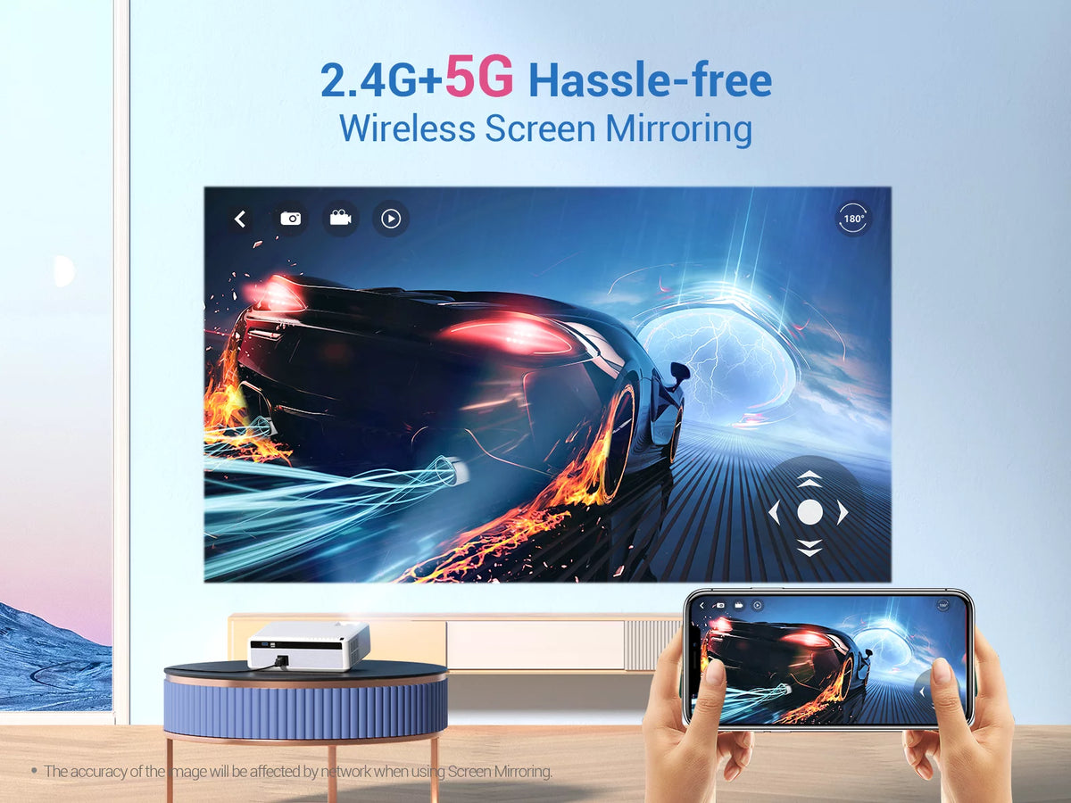 Native 1080P Projector with LCD Display Q166797