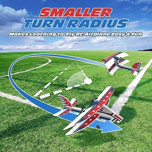 2.4GHZ Remote Control Airplane with 3 Batteries & 6-axis Gyro Stabilizer D84996