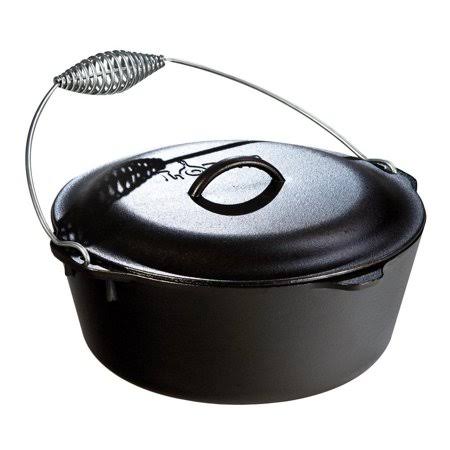 Pre-Seasoned Cast Iron Dutch Oven with Lid, 7 qt N88402