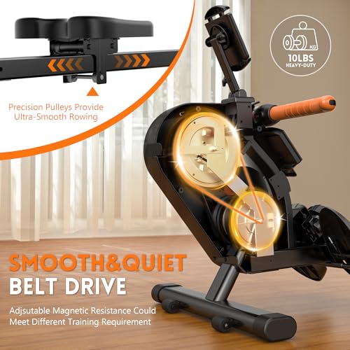 Magnetic Rower with LCD Monitor V477