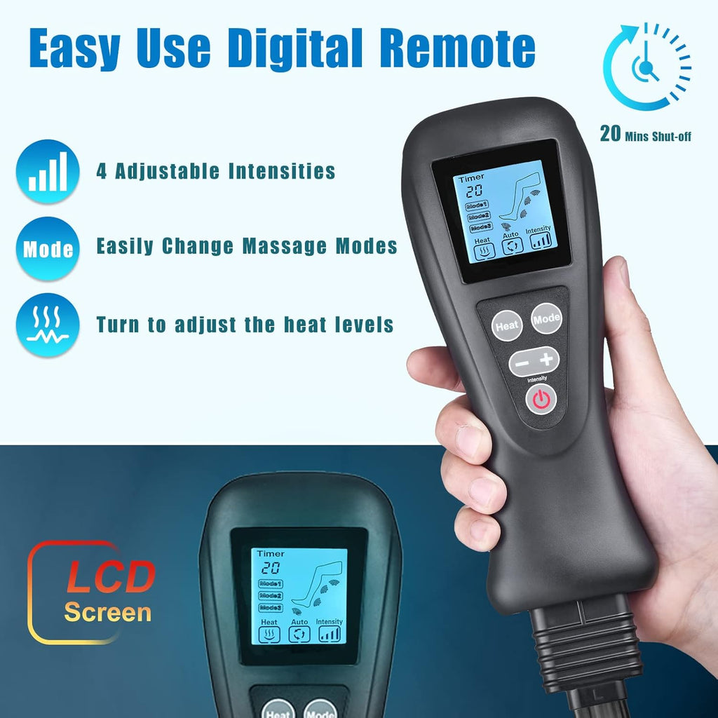 Air Compression Leg Massager with Heat Q556