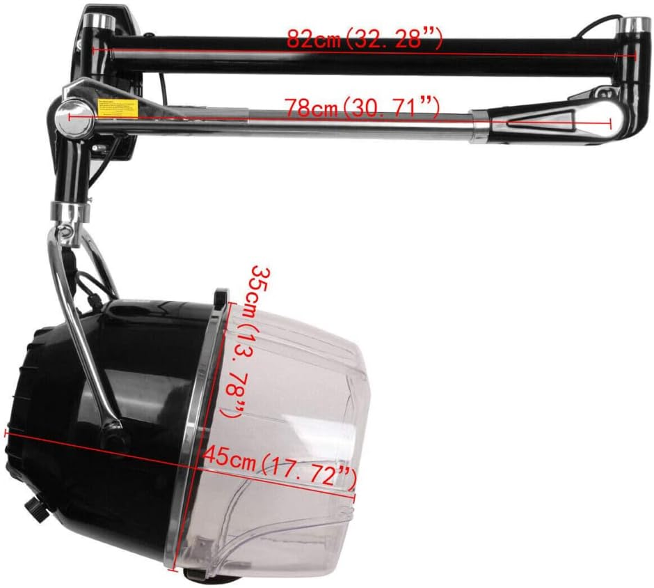 Wall Mounted Hair Dryer with Swivel Arm M3690