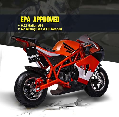 40CC 4-Stroke Gas Mini Pocket Bike C480