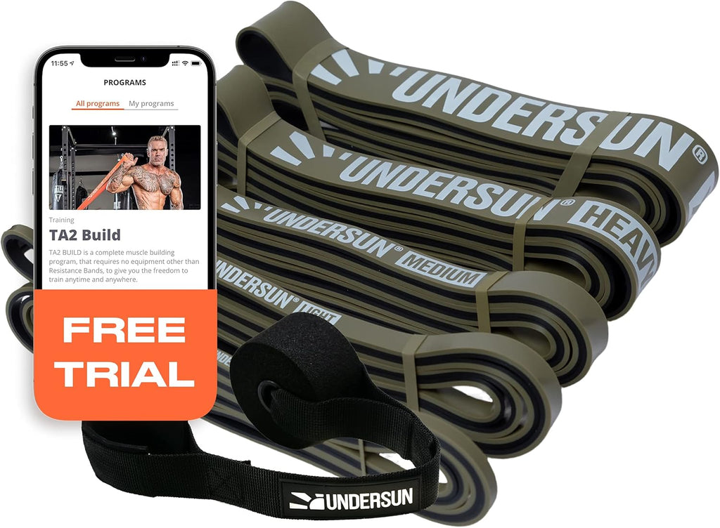 5 Assistance Exercise Bands Set in Camo J5670