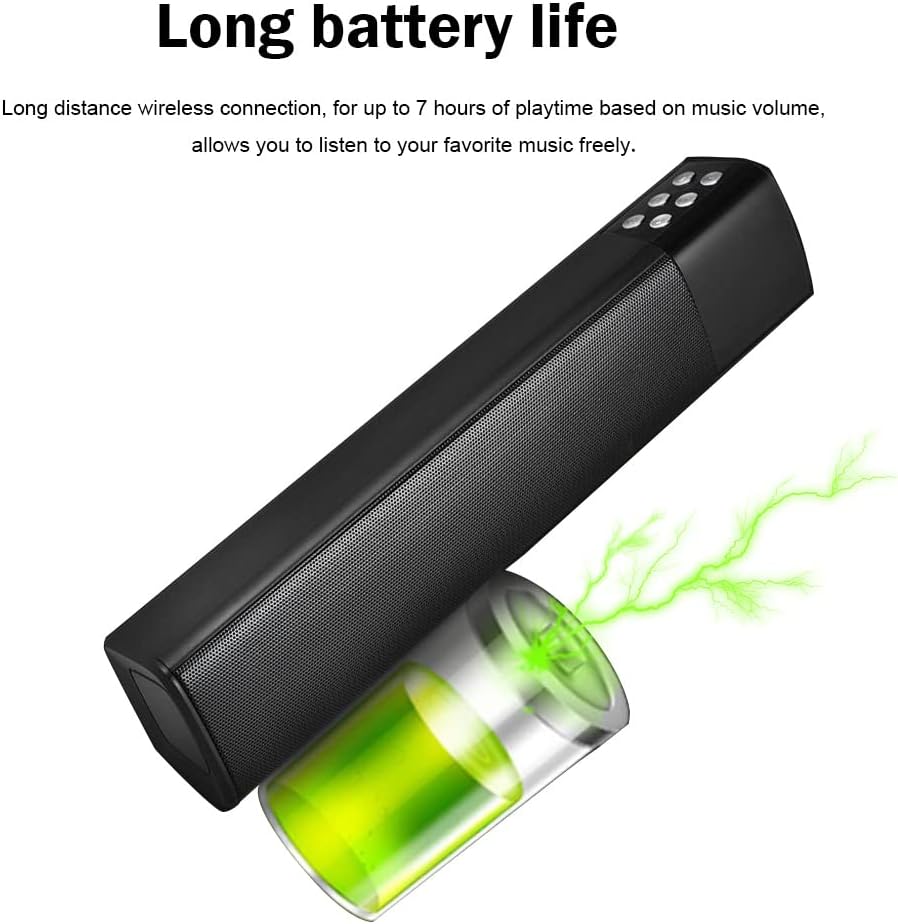 Wireless Bluetooth Soundbar with LED Display Black B42852