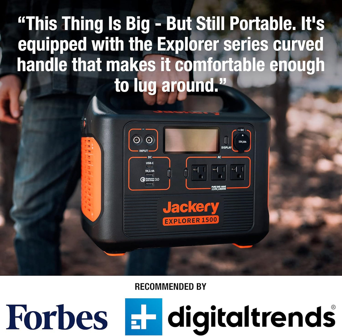 1534Wh Portable Generator with 3 AC Outlets A3765