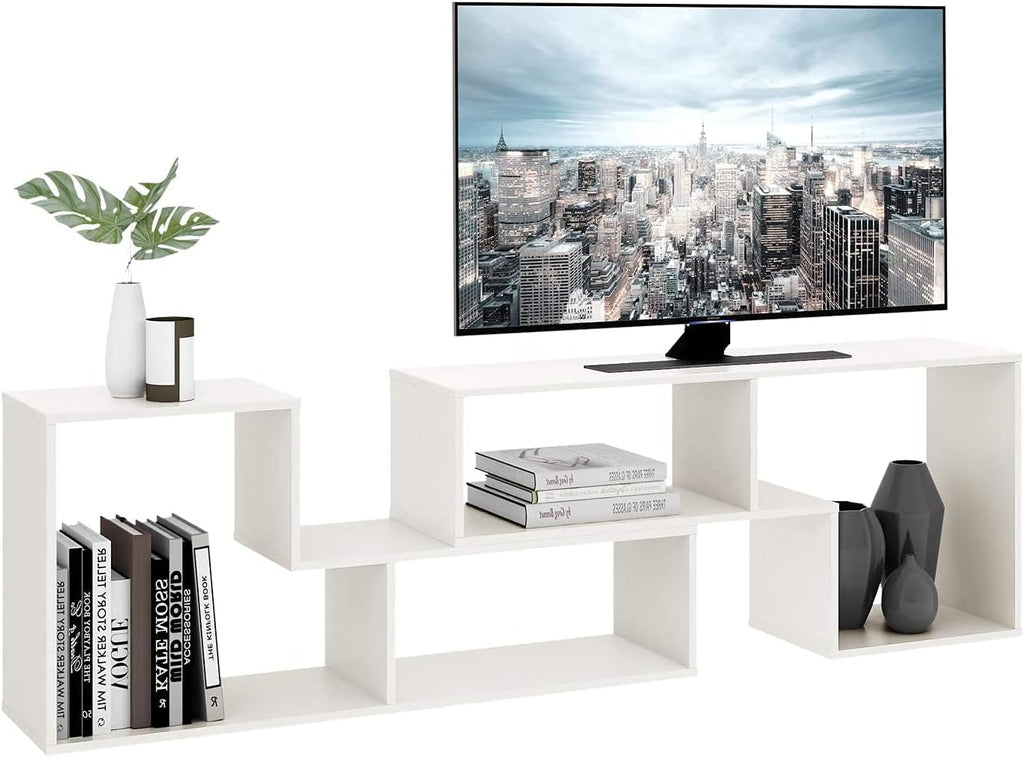White TV Console Stand C862