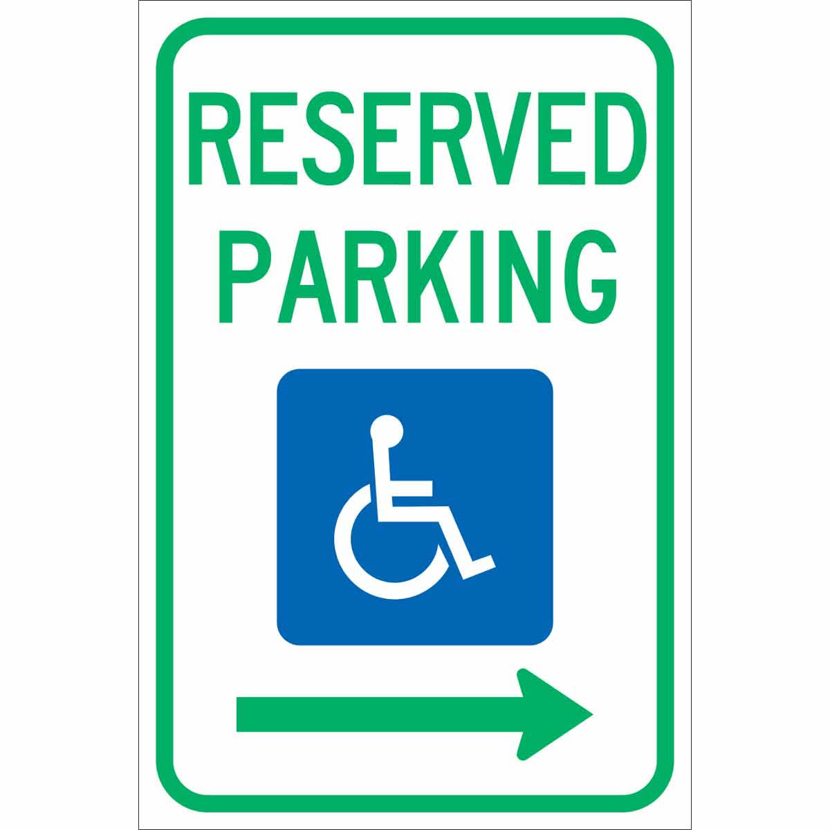 Handicap Parking Sign A142