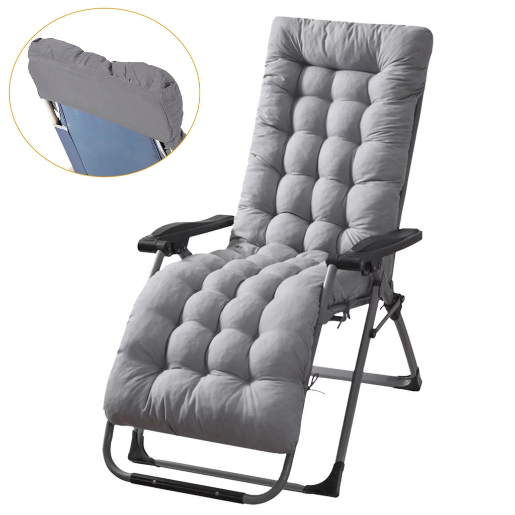 Grey Rocking Chair Cushion 67x22in O96993