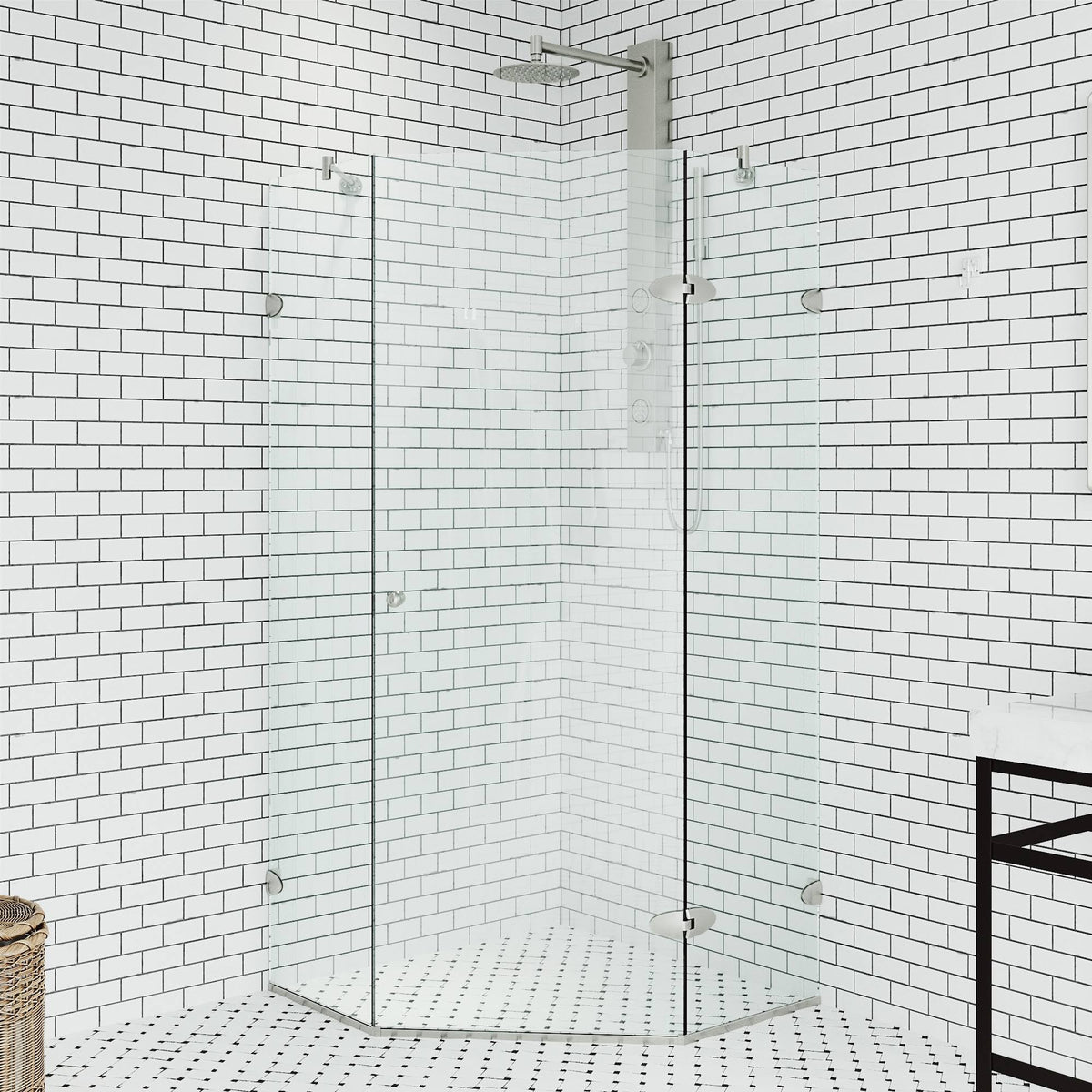 Frameless Clear Shower Enclosure X5932
