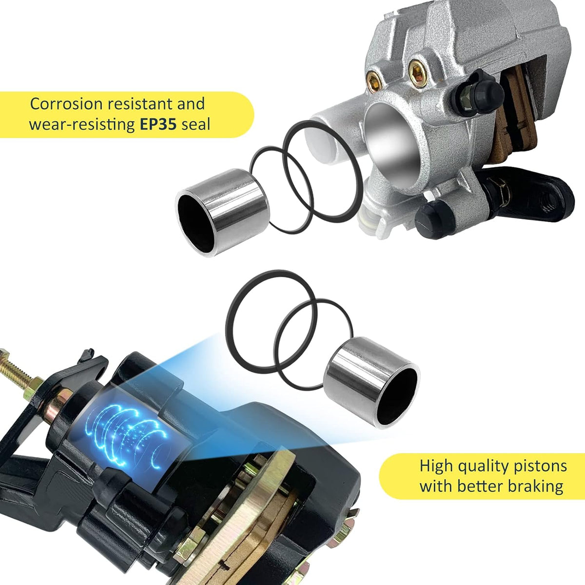 Brake Calipers Pack of 2 U4048