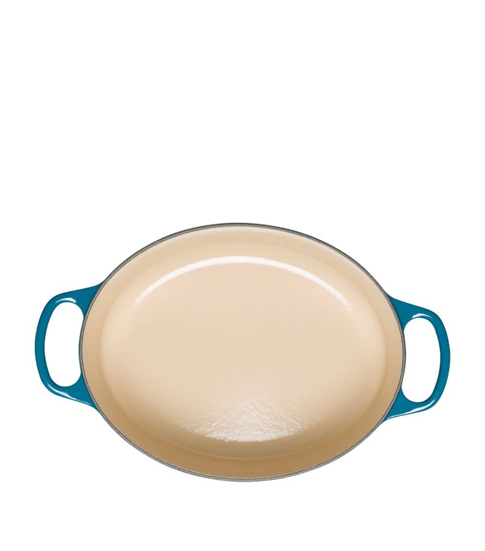 Turquoise Oval Casserole Dish G4271