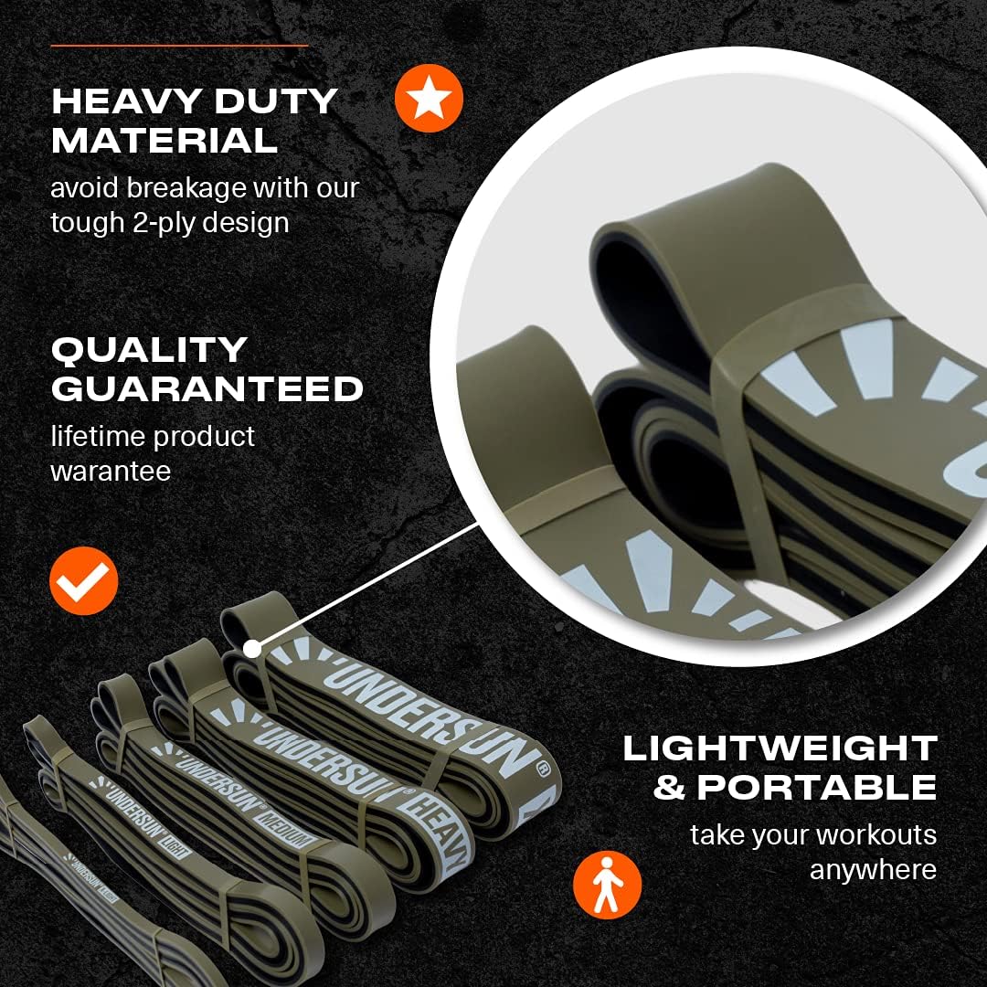 5 Assistance Exercise Bands Set in Camo J5670