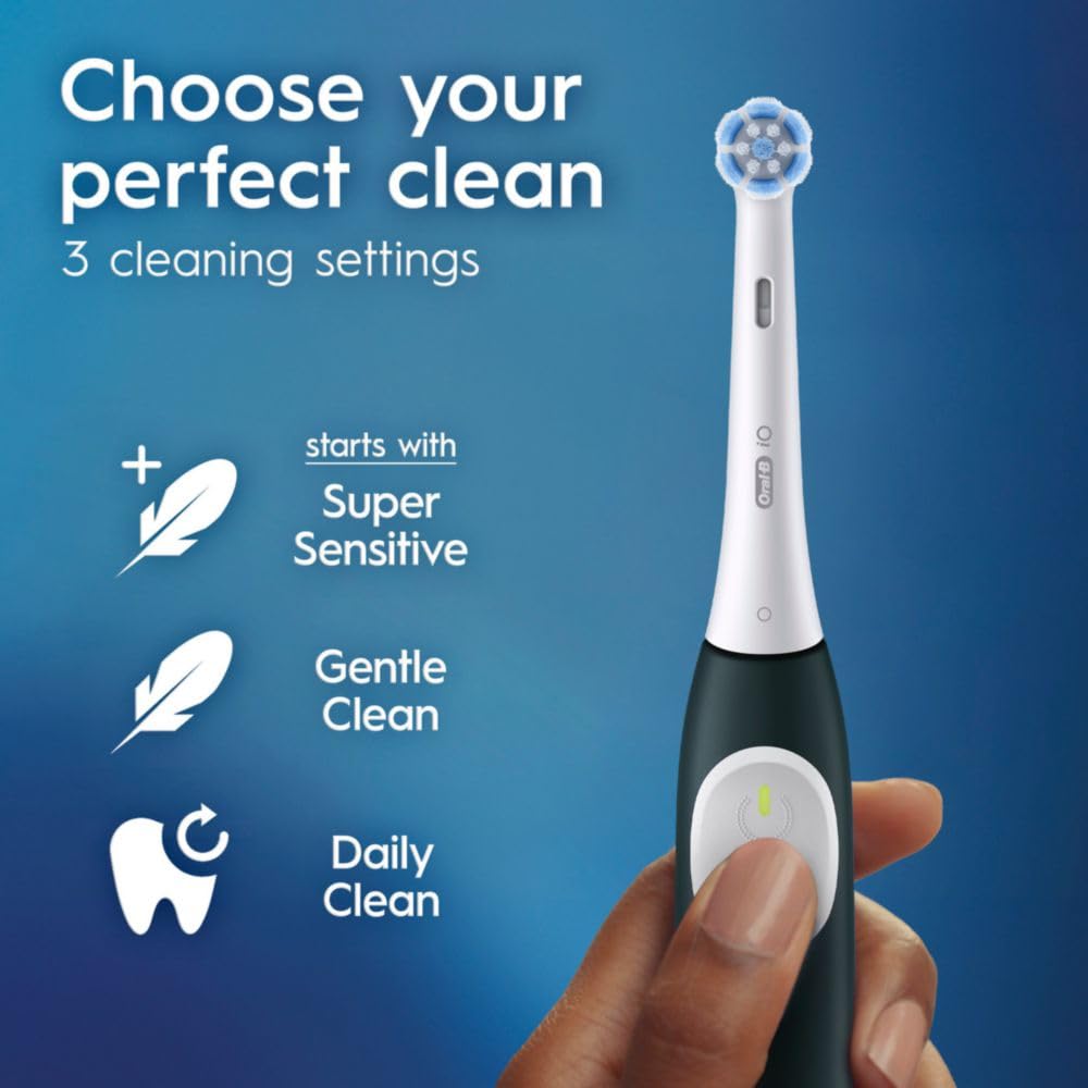 Forest Green Rechargeable Electric Toothbrush with 2 Brush Heads G254948