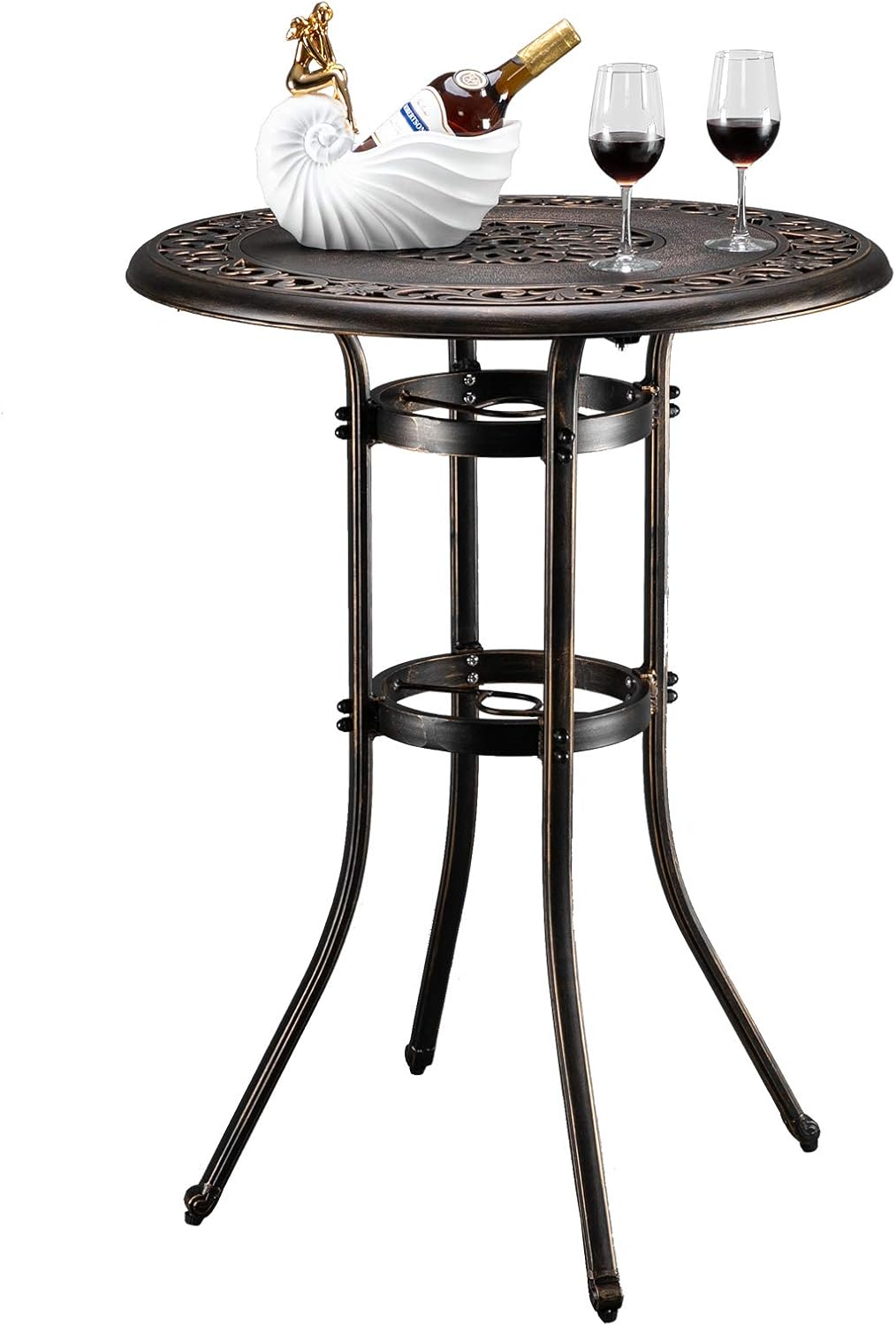 Outdoor Bar Table with Umbrella Hole E42187