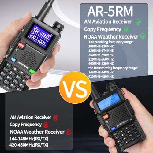 2 Pack 10W Handheld Ham Radio Walkie Talkies with Programming Cable A1151