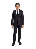 Dark Grey 5 Piece Boys Suit E139