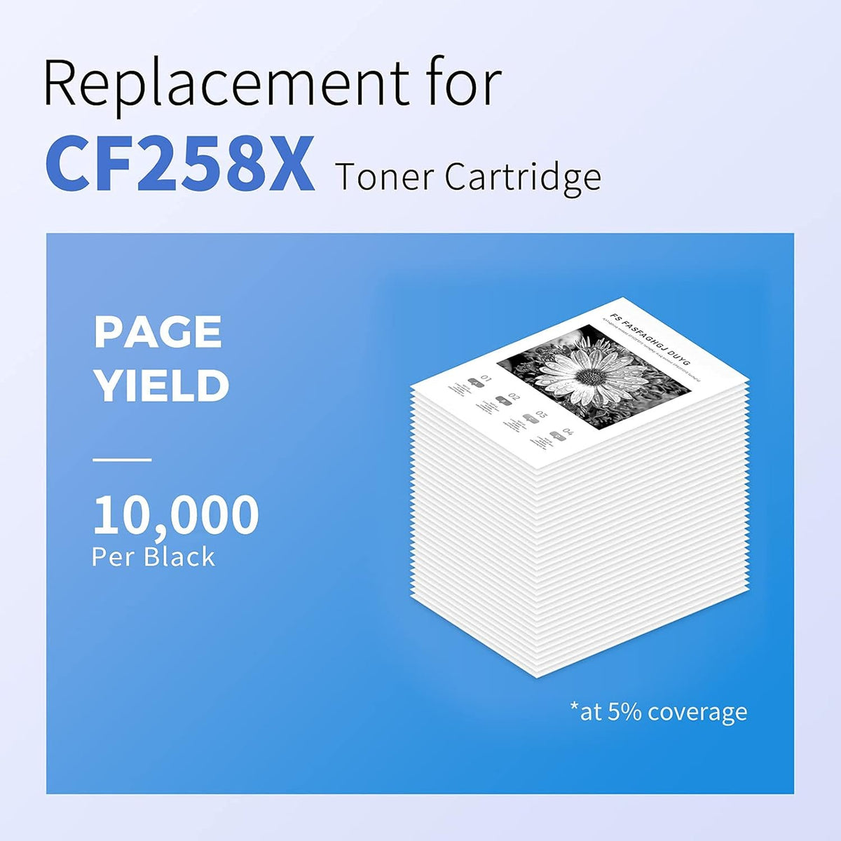 Remanufactured Toner Cartridge Replacement High Yield Black 2 Pack R95603