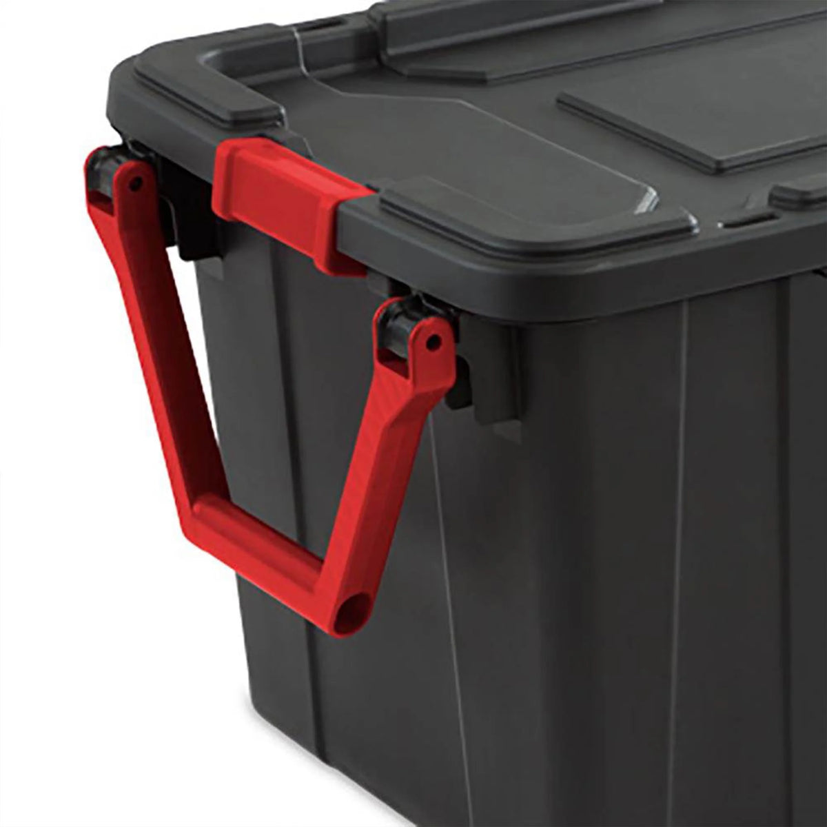 Black 8 Pack 40 Gallon Wheeled Storage Tote T75620