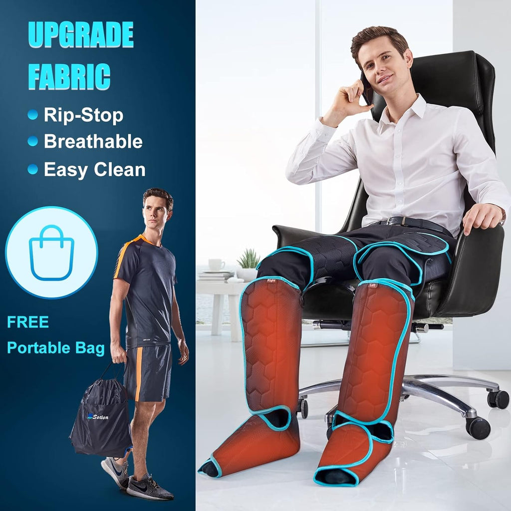 Air Compression Leg Massager with Heat Q556