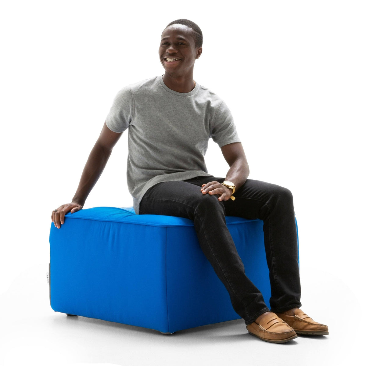 Cast Slate Sunbrella Ottoman W826546