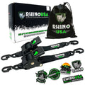 2" x 10' Retractable Ratchet Straps (2-Pack) E442