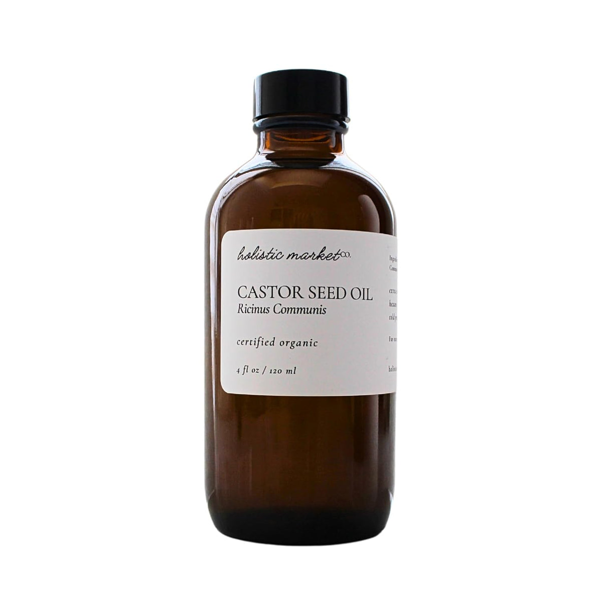 Certified Organic 100% Pure Cold Pressed Hexane Free Extra Virgin Castor Oil M806525