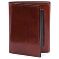 Dark Brown Leather Trifold ID Wallet Z24448