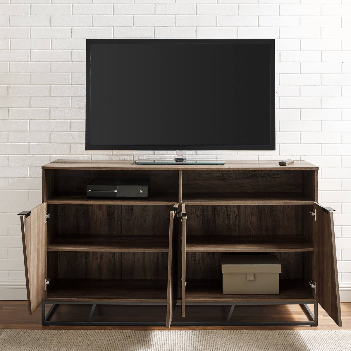 58-Inch Dark Walnut Sideboard W219586