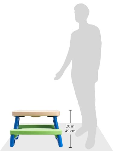 Blue Green Kid Picnic Play Table J93658