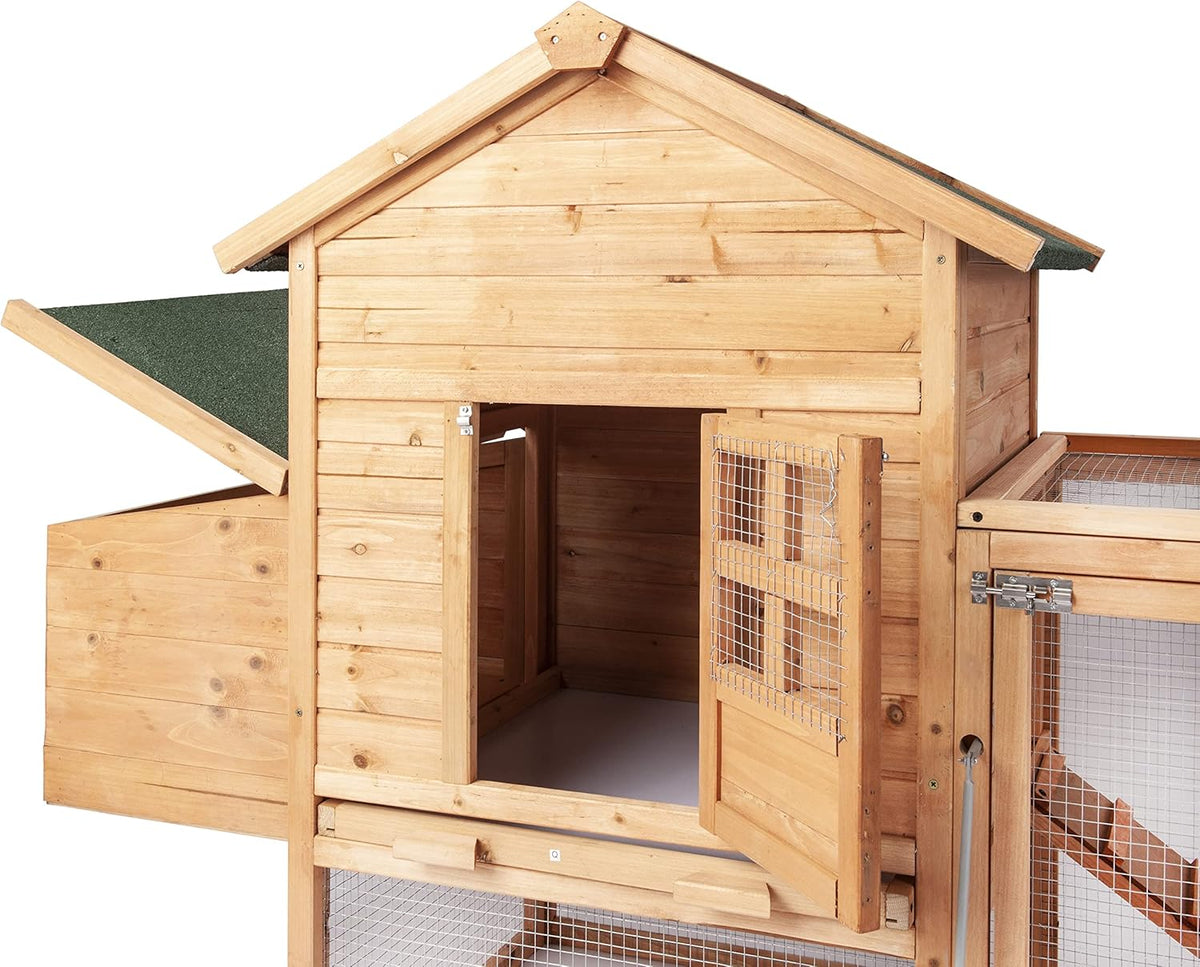 Natural Wood Chicken Coop J95422
