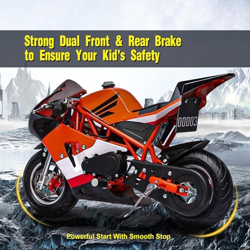 40CC 4-Stroke Gas Mini Pocket Bike C480