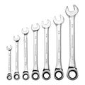 7-Piece SAE Ratcheting Combination Wrench Set A995238