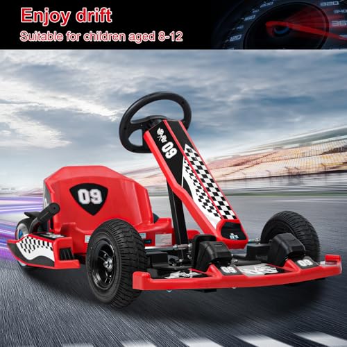 Red 36V Electric Go Kart with 350W Motor F76196
