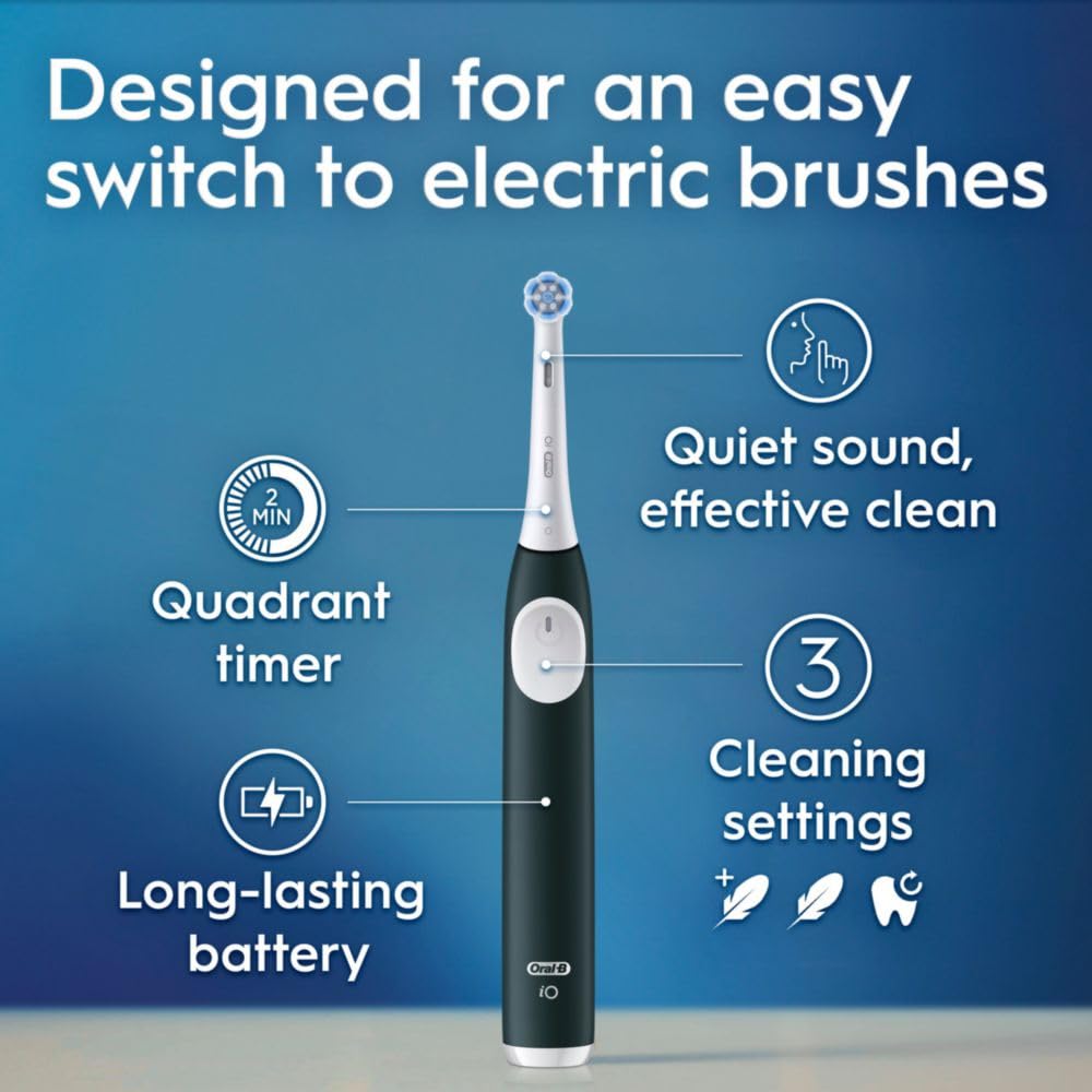 Forest Green Rechargeable Electric Toothbrush with 2 Brush Heads G254948