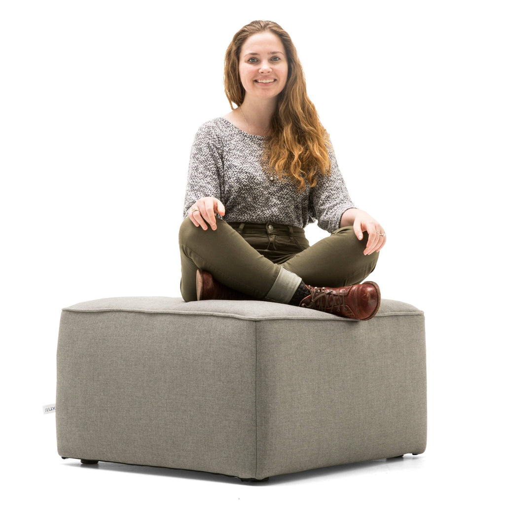 Cast Slate Sunbrella Ottoman W826546