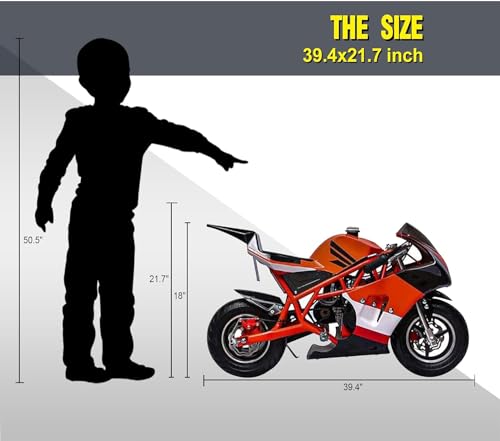 40CC 4-Stroke Gas Mini Pocket Bike C480