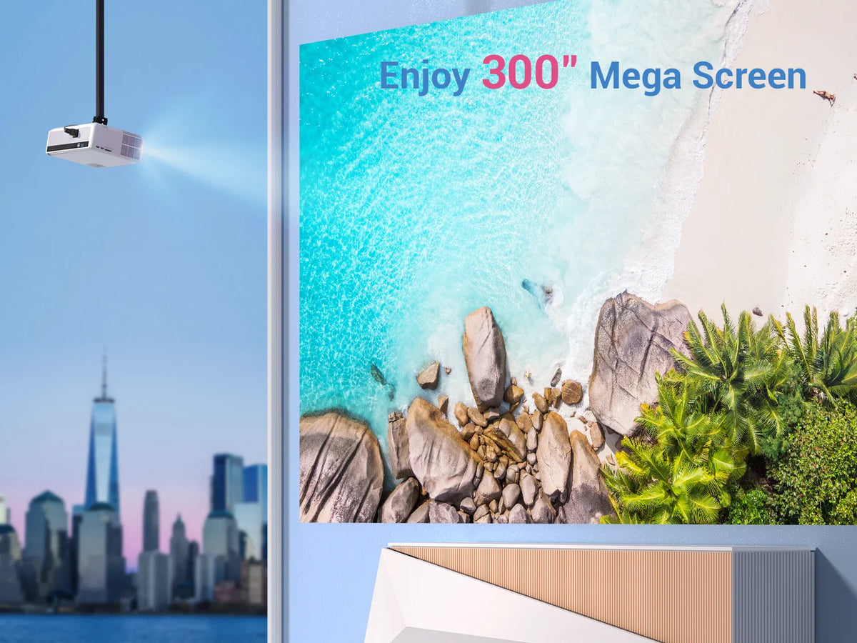 Native 1080P Projector with LCD Display Q166797